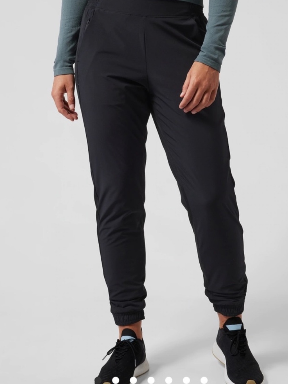 Athleta Lined Brooklyn Jogger in Black
